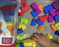 美高（MEGA BLOKS）生日禮物兒童玩具食品接觸級材質(zhì)大顆粒積木拼搭150片套裝HHM96 曬單實(shí)拍圖