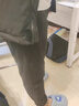 羅蒙（ROMON）休閑褲男春季潮流直筒保暖褲子男百搭運動(dòng)彈力衛褲裝T1053黑XL 曬單實(shí)拍圖