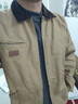 馬登工裝底特律獵裝夾克男美式復古J001巴恩風(fēng)翻領(lǐng)谷倉外套春季新款 卡其色 【美拉德穿搭/星際穿越同款/防風(fēng)外套】 XL 曬單實(shí)拍圖