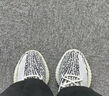 AJNIKER莆田椰子鞋yeezy350純原真爆滿(mǎn)天星網(wǎng)面透氣休閑鞋男女同款 adi350白斑馬【真爆大底】 43 曬單實(shí)拍圖