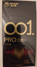 杰士邦避孕套超薄001PRO黑金三合一14只安全套套裸感計生用品女神節byt 曬單實(shí)拍圖