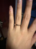 萊紳通靈情侶戒指一對鉆戒男女結婚女戒情侶對戒愛(ài)的加冕禮物 18k玫瑰金 13號 曬單實(shí)拍圖