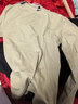 回力（Warrior）純棉t恤男春秋新款重磅運動(dòng)上衣男士寬松打底長(cháng)袖體恤 卡其  XL 曬單實(shí)拍圖