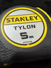 史丹利（STANLEY）黑銀系列高精度鋼卷尺公制易鉤卷尺5m尺子耐磨盒尺木工5米 曬單實(shí)拍圖
