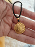 金至尊黃金吊墜八寶羅盤(pán)大版古法999足金項鏈生日禮物計價(jià)7.42克 曬單實(shí)拍圖