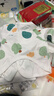 貝瑞加（Babyprints）嬰兒半背衣2件裝新生兒衣服純棉長(cháng)袖上衣初生寶寶四季內衣 綠52 曬單實(shí)拍圖