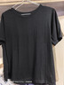 京東京造針織亞麻T(mén)恤短袖女輕奢高級感26夏新款女裝打底黑色 M 曬單實(shí)拍圖