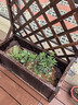 爬藤種植箱防腐木花箱戶(hù)外庭院圍欄陽(yáng)臺隔斷柵欄花園露臺裝飾花盆 【帶頂三層防腐漆】加厚90*150 木大 曬單實(shí)拍圖