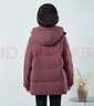 雪中飛中長(cháng)款羽絨服女士中老年媽媽裝可拆卸帽加厚寬松保暖秋冬外套 180 曬單實(shí)拍圖
