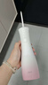 拜爾（BAIR） M4 專(zhuān)業(yè)沖牙器 便攜式情侶家用正畸洗牙器水牙線(xiàn)電動(dòng)清潔口腔清潔 送男女朋友 M401 蜜桃粉【磁吸式充電】 4支噴頭 曬單實(shí)拍圖