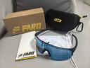 法洛華（FARROVA）FARO法洛華防霧騎行眼鏡防霧防風(fēng)護目運動(dòng)墨鏡男公路車(chē)自行車(chē)登山 彈性黑框/淺銀藍片 高對比疏水疏油 曬單實(shí)拍圖