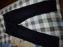 羅蒙牛仔褲男士直筒長(cháng)褲新款秋季彈力休閑褲子男ZH7620黑灰色加絨34 曬單實(shí)拍圖
