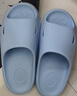 樸西小鯊魚(yú)軟底兒童涼拖鞋男童寶寶洗澡防滑家居室內拖鞋女童 原力藍 曬單實(shí)拍圖
