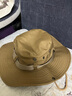 妝羽婉西部牛仔漁夫帽男夏季戶(hù)外登山遮陽(yáng)防曬紫外線(xiàn)大帽檐簡(jiǎn)約潮流帽子 曬單實(shí)拍圖