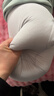 多米貝貝（Tomibaby）孕婦枕護腰側睡枕托腹u型枕抱枕側臥靠枕顆粒長(cháng)條糖果枕-灰 曬單實(shí)拍圖