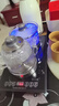 佳小惠全自動(dòng)底部上水電熱水壺高硼硅玻璃電茶爐茶臺蒸茶煮茶雙上水雙加熱三合一套裝家用辦公 1.2L 黑色23*37-雙邊上水-水壺+消毒鍋款 曬單實(shí)拍圖