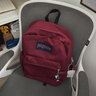 JANSPORT杰斯伯雙肩包男背書(shū)包女學(xué)生校園電腦包 47LW04S 深紫酒紅 曬單實(shí)拍圖