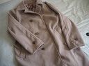 馬登工裝德式灰色巴爾瑪肯風(fēng)衣中長(cháng)款戰壕大衣寬松廓形英倫外套男秋 淺灰色 XL 曬單實(shí)拍圖