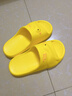 樸西小鴨子涼拖鞋春夏新款浴室防滑EVA居家拖鞋情侶 小黃鴨  37-38 曬單實(shí)拍圖