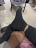 貓人男士襪子男100%純棉10A級抗菌防臭秋冬季吸汗休閑商務(wù)中筒襪6雙 曬單實(shí)拍圖
