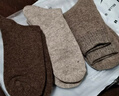 貓人3雙加厚93%羊毛襪子男秋冬季加絨保暖家居中筒襪子男士羊毛長(cháng)襪 曬單實(shí)拍圖