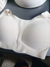 ubras無(wú)尺碼小奶皮免拆胸墊升級版背心文胸罩隱形無(wú)痕內衣女燕麥奶色 曬單實(shí)拍圖