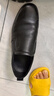 蜘蛛王皮鞋男士春秋牛皮英倫商務(wù)休閑一腳蹬軟底爸爸鞋 22691 黑色 40 曬單實(shí)拍圖