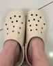 卡駱馳（CROCS）貝雅云彩女士洞洞鞋戶(hù)外休閑鞋|208186 冬日白-11S 40 (260mm) 曬單實(shí)拍圖