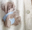 安之伴【巨保暖半邊絨】卡通睡衣女款秋冬季加厚珊瑚絨家居服 月牙黃 S 曬單實(shí)拍圖