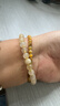 墨利亞（Meliades）金發(fā)晶手串紫水晶雙圈手鏈女感時(shí)尚金虎眼招財新年禮物 金發(fā)晶金虎眼手鏈 曬單實(shí)拍圖