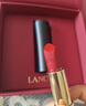 蘭蔻196口紅啞光霧面唇膏經(jīng)典朱砂橘顯白化妝禮盒三八節女神生日禮物 曬單實(shí)拍圖