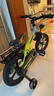 永久兒童自行車(chē)3-6-8-10歲帶輔助輪男孩女孩單車(chē)鎂合金腳踏車(chē)14寸綠色 曬單實(shí)拍圖