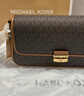 MICHAEL KORS禮物奢侈品MK女士包包BRADSHAW腋下包 小號 深棕/橡果棕 曬單實(shí)拍圖