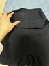 可優(yōu)比（KUB）孕婦打底褲子春夏外穿瑜伽鯊魚(yú)褲無(wú)縫托腹孕婦無(wú)痕褲10A抗菌 黑色【U型托腹 輕薄透氣】 M 曬單實(shí)拍圖