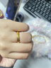 菜百首飾黃金戒指 足金時(shí)尚鏡面感貓眼珠魚(yú)鱗素面指環(huán)戒指  HJ 黃金戒指 約5.85g 15號 曬單實(shí)拍圖