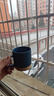 炊大皇馬克杯 木底陶瓷杯高顏值辦公防滑咖啡杯牛奶杯水杯 藍色350ml 曬單實(shí)拍圖