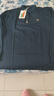 胖子年 刺繡t恤男長(cháng)袖polo大碼男裝胖子帶領(lǐng)t恤加肥加大男肥胖春秋季翻領(lǐng)保羅衫 藏青 5XL(190-210斤) 曬單實(shí)拍圖
