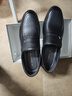 紅蜻蜓男鞋新款男士爸爸一腳蹬軟面皮商務(wù)休閑皮鞋男WTA42860 黑色41 曬單實(shí)拍圖