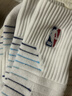 NBA休閑運動(dòng)襪男士高筒棉襪跑步長(cháng)筒毛圈加厚毛巾底籃球襪男3雙 曬單實(shí)拍圖