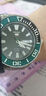 精工SEIKO新款精工5號手表男大表盤(pán)綠水鬼全自動(dòng)機械防水男表SRPC53J1 SRPC53J1綠色送皮帶表盤(pán)45mm 曬單實(shí)拍圖