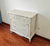 玖曌 歐式斗柜邊柜靠墻臥室儲物收納柜白色客廳六斗柜多功能五斗 升級版五斗柜(實(shí)木腳) 象牙白 組裝 曬單實(shí)拍圖