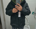 鴨鴨（YAYA）王一博同款新山系戶(hù)外登山羽絨服男女士同款2025新款休閑外套YX 黑色 XL /180/96A 曬單實(shí)拍圖