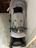 好孩子（gb）輕便嬰兒車(chē)碳纖維寶寶手推車(chē)可坐可半躺易折疊D5000飛羽 淺灰 曬單實(shí)拍圖