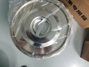 304不銹鋼盆帶蓋盆和面盆調料盆洗菜盆廚房多用盆子特厚加深湯盆 32cm【304加厚實(shí)盆+蓋子】 曬單實(shí)拍圖