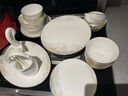 精締陶瓷JINGDI景德鎮家用新款碗碟套裝中式高顏值陶瓷骨瓷餐具套裝碗盤(pán)喬遷新居 【店長(cháng)推薦】大好江山富貴煲配置 49件套 曬單實(shí)拍圖