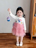 G.duck小黃鴨女童連衣裙夏季兒童公主裙朱迪兔子警官服裝春秋女孩網(wǎng)紗裙 粉色夏款 90 90碼建議80-90cm1歲半-2歲 曬單實(shí)拍圖