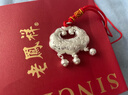 老鳳祥寶寶銀手鐲嬰兒銀鎖長(cháng)命鎖套裝小孩新生兒見(jiàn)面禮滿(mǎn)月周歲生日禮物 小鈴鐺寶寶手鐲+鎖套裝 37±1g 曬單實(shí)拍圖