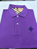 名郎（MELLEN）高檔品牌t恤男士短袖夏季薄款翻領(lǐng)上衣半袖中年商務(wù)休閑polo衫男 紫色 3XL 曬單實(shí)拍圖