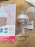 貝親（Pigeon）新生兒 防脹氣寬口徑玻璃奶瓶160ml SS號奶嘴 0個(gè)月+ AA260 曬單實(shí)拍圖