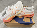 亞瑟士ASICS女子穩定支撐跑鞋 GEL-KAYANO 31 白色/橙色 38  曬單實(shí)拍圖
